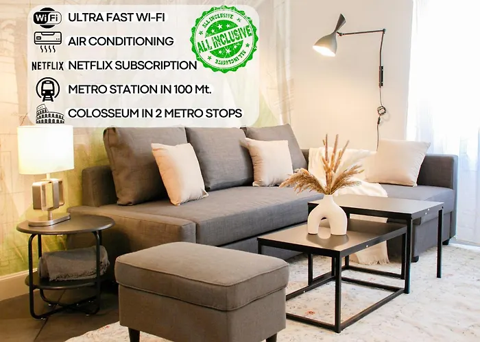 50Mt Metro Station - 20Min Walking From Colosseum - centralhouse - Elegant And Fully Equipped